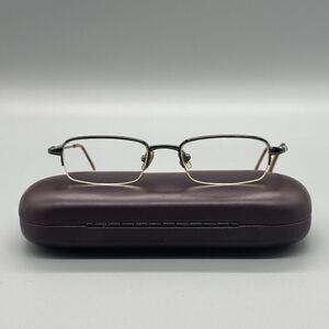 Ray-Ban RB1002T Eyeglasses Silver Titanium Half Rim Frames Only 45-17-120